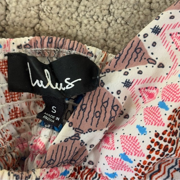 Lulu’s Maxi‎ Multi-Print Dress Small - Picture 8 of 12